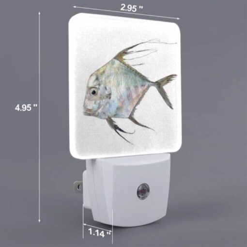 Night Light Set Of 2, A Fish With A Long Tail And A Yellow And White Body. -Acrylic Night Light Shop ee2af1b4148aff8ebe3ae0ac157408c91b415813
