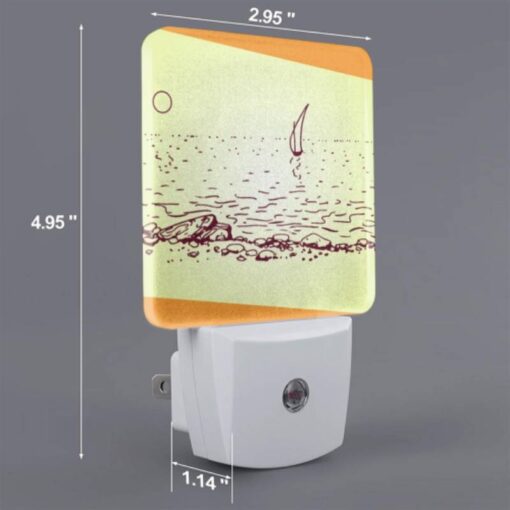 Night Light Set Of 2, A Boat Is Sailing In The Ocean -Acrylic Night Light Shop ee58b5d07fe7fa818edee3376f3e187ec6069802