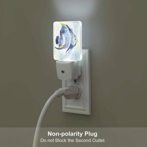 Night Light Set Of 2, A Blue And Yellow Fish With A Black Tail. -Acrylic Night Light Shop ee6b3eb9ceee7cc1ab27ddad07ea592be4395cae
