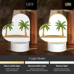 Love Acrylic Night Light, Two Palm Trees On A Sandy Beach. -Acrylic Night Light Shop ee6dbd760ebed2af16daa551ac8002802b67683c