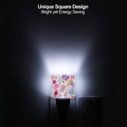Night Light, A Colorful Floral Pattern With Pink -Acrylic Night Light Shop ef4d43412af8e99f14f0f83f2b2c26912f6b8aba