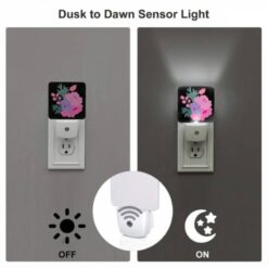 Night Light Set Of 2, A Colorful Flower Arrangement With Purple -Acrylic Night Light Shop ef7f9a23f706aa148748c58953c97544538751db
