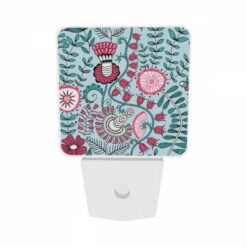 Night Light Set Of 2, A Colorful Floral Pattern With Pink -Acrylic Night Light Shop ef9524d111a8d3370d3ca56d4ca896ef0ae58352