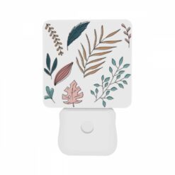 Night Light Set Of 2, A Collection Of Leaves And Flowers In Various Colors. -Acrylic Night Light Shop eff536554683cc01e149c9a7ecd728ea68141bb2