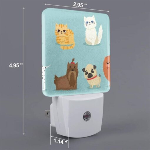 Night Light, A Collection Of Different Colored Cats And Dogs. -Acrylic Night Light Shop f017013a00cff09015bd4e5a92a1d8c1fac05bfe