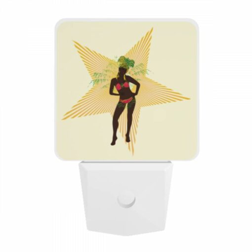 Night Light, A Woman In A Bikini Is Standing In Front Of A Star. -Acrylic Night Light Shop f058fa3c7ad0547a67693763c533c5bfd3141914