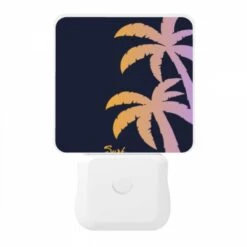 Night Light, A Colorful Image Of Palm Trees With The Words "Long Beach" Written Underneath. -Acrylic Night Light Shop f0773850c12add9d2c45dde15033c22a356445a6