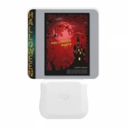 Night Light, A Poster With A Castle And A Spider Web On It. -Acrylic Night Light Shop f079cb372689748354d5ebc4b4b077413baa7962