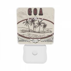 Night Light Set Of 2, A Picture Of Palm Trees With The Word Goa Written Above It. -Acrylic Night Light Shop f138df3999a3d3818779e3bd55d0f3b02bc2992b