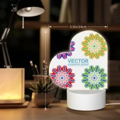 Love Acrylic Night Light, A Set Of Six Colorful Flower Designs. 5 Love Acrylic Night Light, A Set Of Six Colorful Flower Designs. -Acrylic Night Light Shop f1eca8a4b417dcb7e1c266f93cab5bbcc3d10988