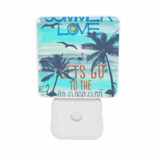Night Light Set Of 2, A Colorful Poster Advertising A Trip To Hawaii. -Acrylic Night Light Shop f246d4c6705f6be0489667776ad3ec9f3d25ba72
