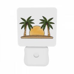 Night Light Set Of 2, A Drawing Of A Sun With Two Palm Trees On Either Side. -Acrylic Night Light Shop f3a46783f4a74b397250f7b9aec4d48e1f2e2e7b