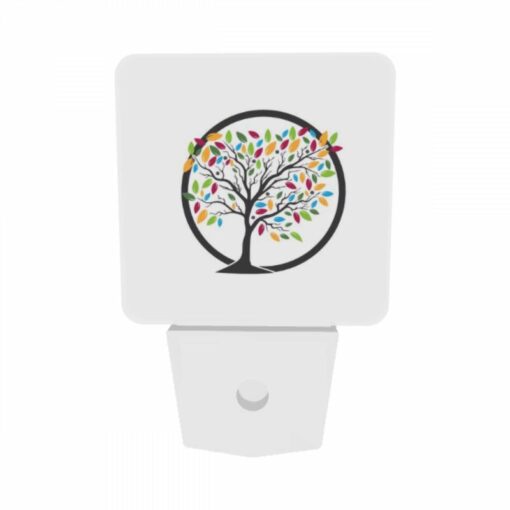 Night Light Set Of 2, A Colorful Tree With Leaves In Different Colors. -Acrylic Night Light Shop f3c4df237e208ea6f24be533d1569e63d427f9a3