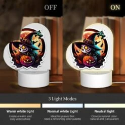 Love Acrylic Night Light, A Sticker Of A Witch With A Pumpkin On Her Head. 2 Love Acrylic Night Light, A Sticker Of A Witch With A Pumpkin On Her Head. -Acrylic Night Light Shop f42d7966a78d006a4740c5ce17ce922f0d391516