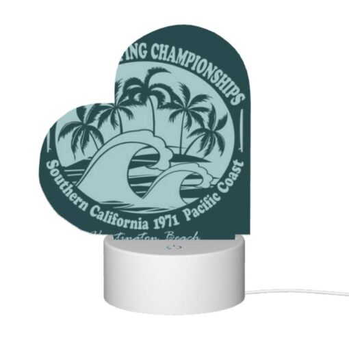 Love Acrylic Night Light, A Logo For The Southern California Summer Surfing Championships. -Acrylic Night Light Shop f44273769807f069aa86378ee4f120558cf80f82