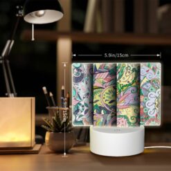 Rectangular Acrylic Night Light, Three Colorful Designs Are Displayed On A Wall. -Acrylic Night Light Shop f454034afcbcd1dd9b8a92f59c635ded4d97ca16