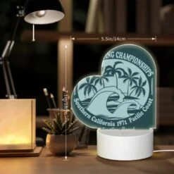 Love Acrylic Night Light, A Logo For The Southern California Summer Surfing Championships. 5 Love Acrylic Night Light, A Logo For The Southern California Summer Surfing Championships. -Acrylic Night Light Shop f47c97bd884ee269123e1cc57db2708a3bda6b09