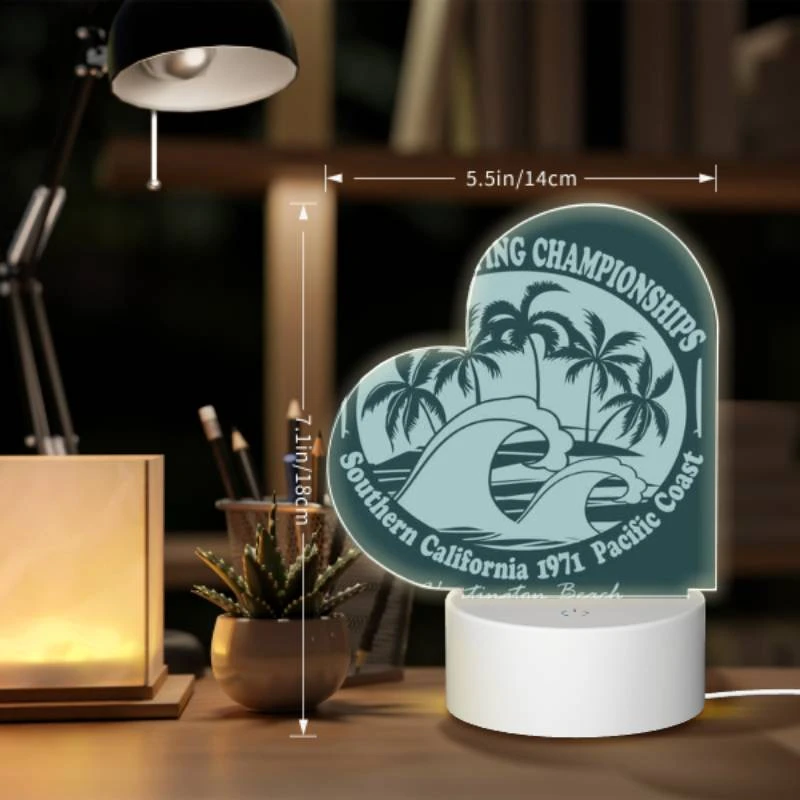 Love Acrylic Night Light, A logo for the Southern California Summer Surfing Championships. Love Acrylic Night Light, A Logo For The Southern California Summer Surfing Championships. -Acrylic Night Light Shop f47c97bd884ee269123e1cc57db2708a3bda6b09