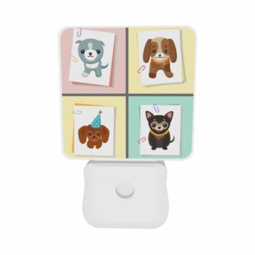 Night Light Set Of 2, Four Different Colored Pictures Of Dogs. -Acrylic Night Light Shop f49c4c5992be3b6c4ccf601ceee512288fc31efe