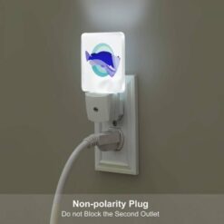 Night Light Set Of 2, A Blue And White Fish With A Circle Around It. -Acrylic Night Light Shop f58d34af53465885e79b2c28c625e8a167e632f6
