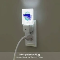 Night Light Set Of 2, A Blue And White Fish With A Circle Around It. 4 Night Light Set Of 2, A Blue And White Fish With A Circle Around It. -Acrylic Night Light Shop f58d34af53465885e79b2c28c625e8a167e632f6