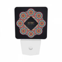 Night Light Set Of 2, A Colorful Abstract Pattern Is Displayed In A Circle. 6 Night Light Set Of 2, A Colorful Abstract Pattern Is Displayed In A Circle. -Acrylic Night Light Shop f5b2a79658a8c4e5cb67e9081ac5006865892647