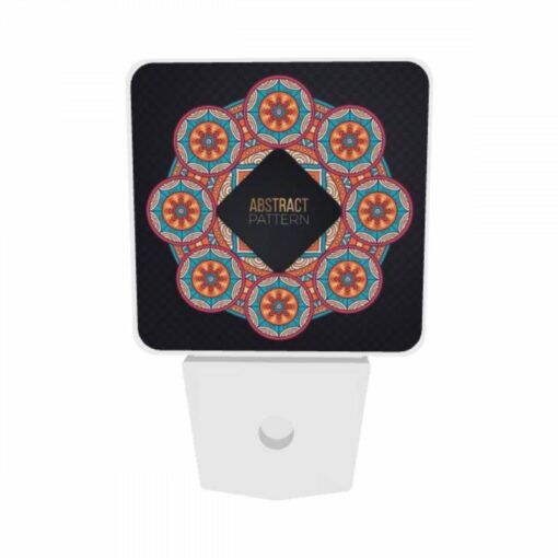 Night Light Set Of 2, A Colorful Abstract Pattern Is Displayed In A Circle. -Acrylic Night Light Shop f5b2a79658a8c4e5cb67e9081ac5006865892647