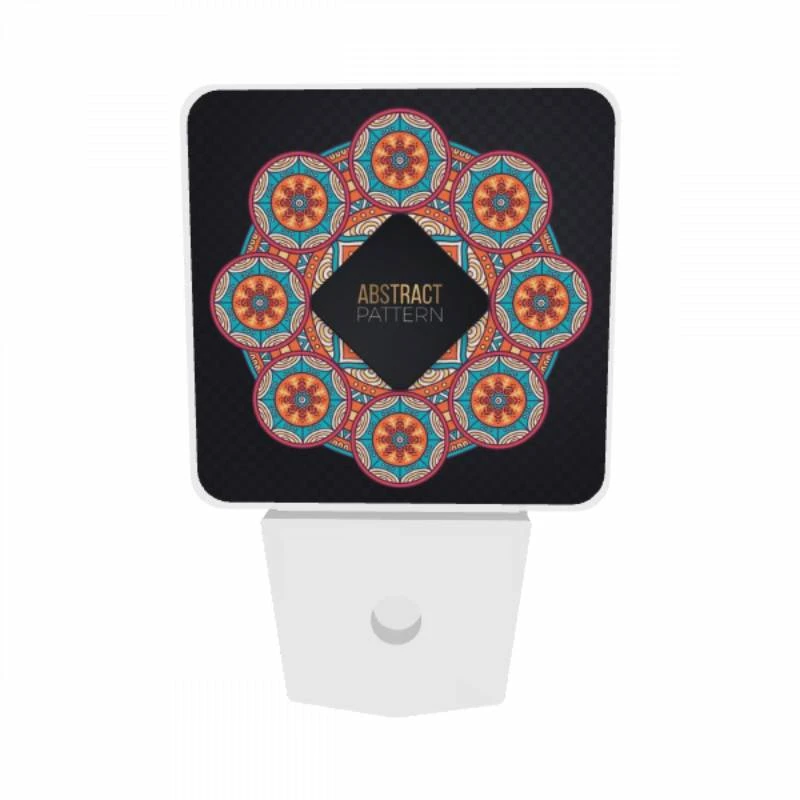 Night Light Set of 2, A colorful abstract pattern is displayed in a circle. Night Light Set Of 2, A Colorful Abstract Pattern Is Displayed In A Circle. -Acrylic Night Light Shop f5b2a79658a8c4e5cb67e9081ac5006865892647