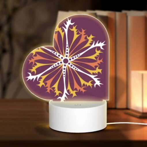 Love Acrylic Night Light, A Colorful Flower Design With Orange -Acrylic Night Light Shop f5e526264e0f60e51827d3861a6f68913dcd2fc0