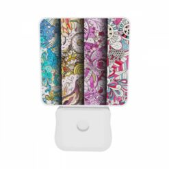 Night Light Set Of 2, Three Colorful Designs Are Displayed On A Row Of Paper. -Acrylic Night Light Shop f62eb7c5777ca54723b6205f6b3e0827f745f8e8