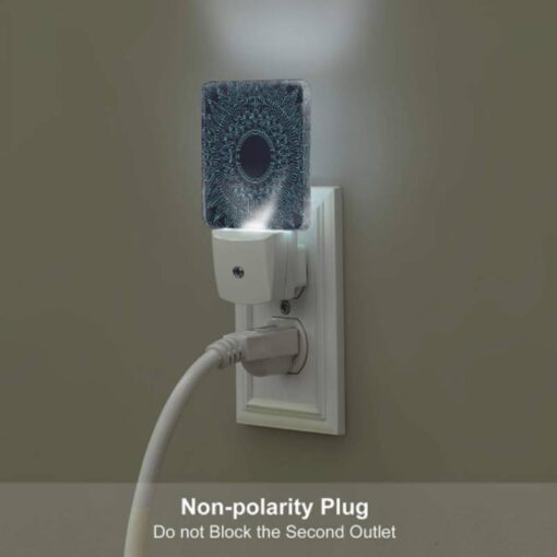 Night Light Set Of 2, A Blue And White Sun Design. -Acrylic Night Light Shop f69410257082de215a56c122092ee22048b485dc