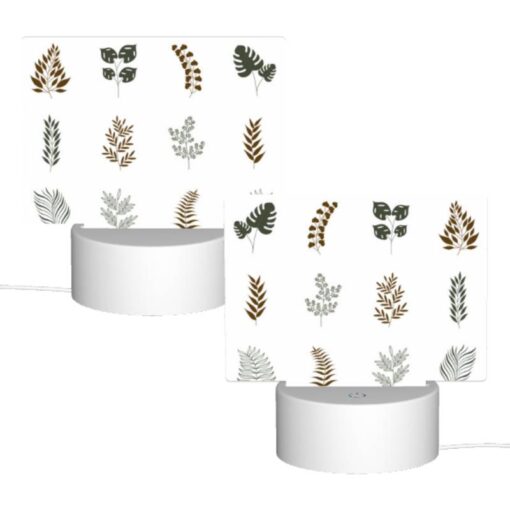 Rectangular Acrylic Night Light, A Collection Of Different Types Of Leaves. -Acrylic Night Light Shop f6c59070b968346b079154a637b8b3ae5c4fcc5b