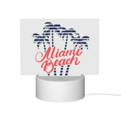 Rectangular Acrylic Night Light, A Logo For The Miami Beach. 9 Rectangular Acrylic Night Light, A Logo For The Miami Beach. -Acrylic Night Light Shop f6d53190afa905ed06558b07fb4a264870ffdca4