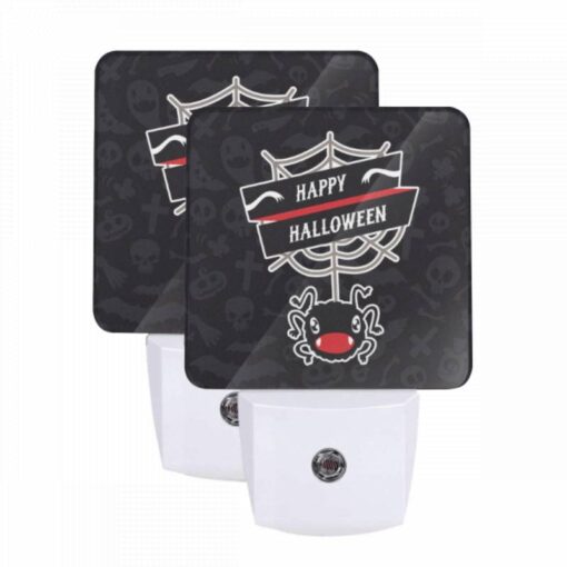 Night Light Set Of 2, A Sign That Says Happy Halloween. -Acrylic Night Light Shop f795b5146ecce44633ee6624d91009c66934db8d
