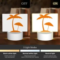 Rectangular Acrylic Night Light, A Picture Of A Palm Tree With A Beach Umbrella. 2 Rectangular Acrylic Night Light, A Picture Of A Palm Tree With A Beach Umbrella. -Acrylic Night Light Shop f7da5d1c60e2a79714dfcd85aeb72deeedfe1ca2