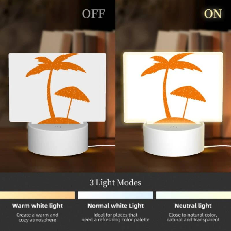 Rectangular Acrylic Night Light, A picture of a palm tree with a beach umbrella. Rectangular Acrylic Night Light, A Picture Of A Palm Tree With A Beach Umbrella. -Acrylic Night Light Shop f7da5d1c60e2a79714dfcd85aeb72deeedfe1ca2