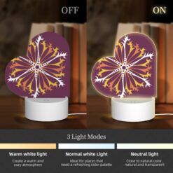Love Acrylic Night Light, A Colorful Flower Design With Orange -Acrylic Night Light Shop f823b8459940c717535c7dfe6bf57a4134c9e989