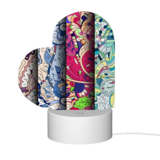 Love Acrylic Night Light, Four Different Colored Paintings Of Flowers. -Acrylic Night Light Shop f858693aa3c73c5929397c714adbad4acbfaa97b