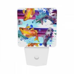 Night Light Set Of 2, A Painting Of Fish In A Water Setting. -Acrylic Night Light Shop f926a27c00a7ee98bf5db1208cba9e767ac8f3c7