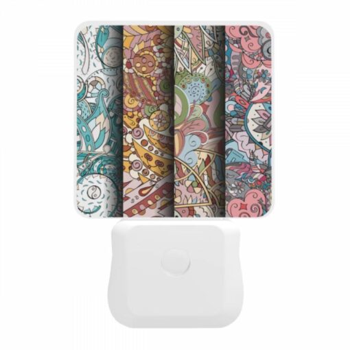 Night Light, Four Different Colored Paintings Of Flowers. -Acrylic Night Light Shop f92a9c012f255bd58de560b7c06d549ccc0c912a