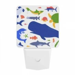 Night Light, A Colorful Cartoon Of Various Sea Creatures. 7 Night Light, A Colorful Cartoon Of Various Sea Creatures. -Acrylic Night Light Shop f9a2180b649532fd8b54d1397c8084b1c5047a33