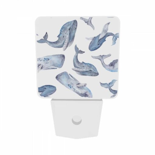 Night Light Set Of 2, A Collection Of Blue Whale Illustrations. -Acrylic Night Light Shop f9d3af5eb3bd007414a38837ad18e2a97f5aa29b