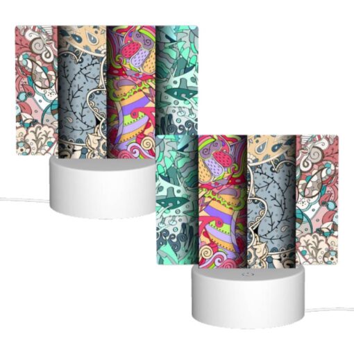 Rectangular Acrylic Night Light, Four Different Colored Designs Of A Tree. -Acrylic Night Light Shop f9d64eab1738996c26e7daf4e3b80e3bad76818c