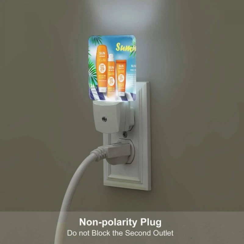 Night Light, A bottle of sunscreen is shown on a blue and white background. Night Light, A Bottle Of Sunscreen Is Shown On A Blue And White Background. -Acrylic Night Light Shop fa268a351cafd811a20b2613c11d957ecb1e784b