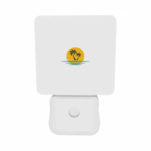 Night Light Set Of 2, A Yellow Sun With Palm Trees In The Ocean. -Acrylic Night Light Shop faa5d460c99dc13e49ad672babf293ec51147964