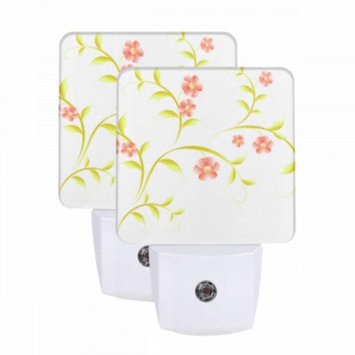 Night Light Set Of 2, A Yellow Flower With A Pink Center. -Acrylic Night Light Shop fb8eaa20c0a9c01f50d5406c0ce25785a35e522a