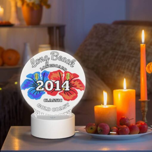 Round Acrylic Night Light, A Logo For Long Beach Classic 2014. -Acrylic Night Light Shop fbcf6de9c67e6cde682ad0c546cc676a112d3307