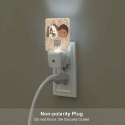 Night Light, A Cartoon Of A Dog And A Black Child With The Words "Little Pet" Written Underneath Them. -Acrylic Night Light Shop fc93138a0bda5b8bfd64232d453f0564ab9de1e7