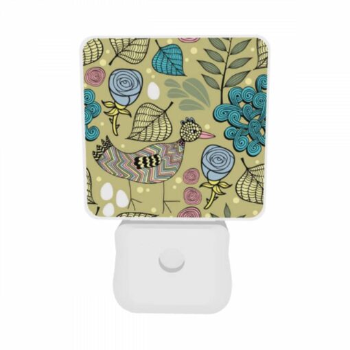 Night Light Set Of 2, A Colorful Bird With A Yellow Beak Stands In Front Of A Leafy Plant. -Acrylic Night Light Shop fce3e5c802bcf12ae3041609e8f688bce8f8db32
