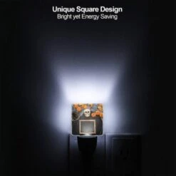 Night Light, A Black Frame With A Skull And Pumpkins In The Background. -Acrylic Night Light Shop fd2eb70414502aa855e5d10265b16800c702689b